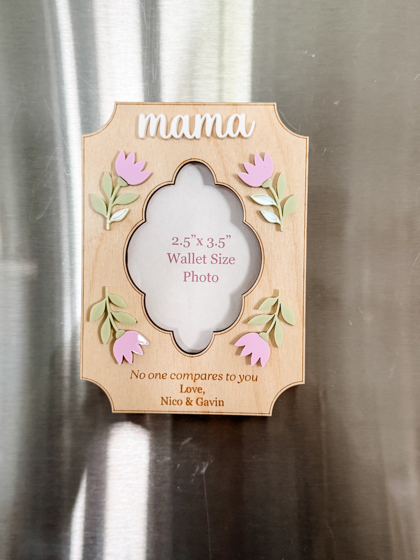 Tulip Frame Fridge Magnet (Personalized)